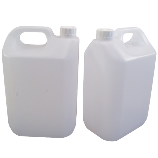 Jerrycan Style Plastic Bottle With Handle - 2.5 Litre / 1/2 Gallon